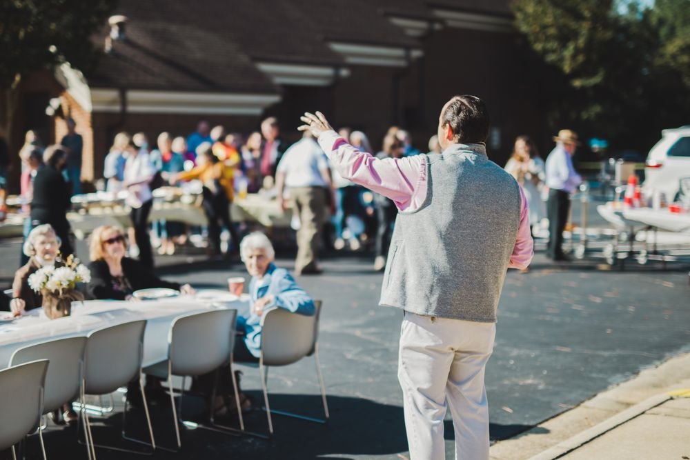 Asbury Church Raleigh - Church in Raleigh NC - Pastor Jeffries praying over event