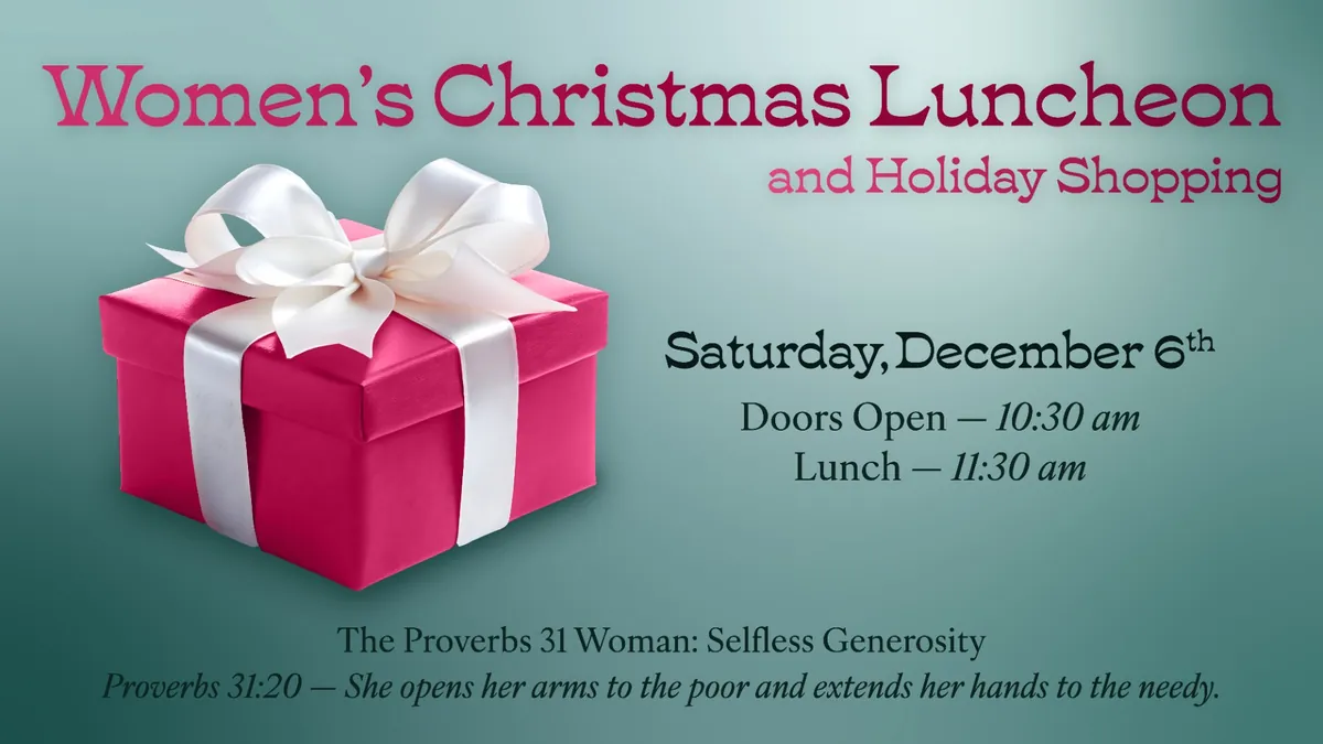 Women's Christmas Luncheon Asbury Church in Raleigh, NC