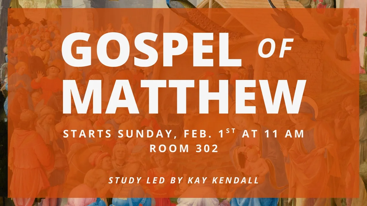 Gospel of Matthew Study Asbury Church in Raleigh, NC