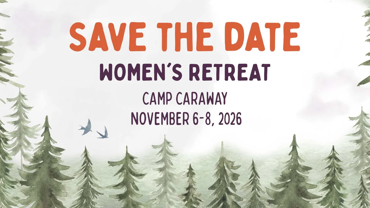 Save the Date Women's Retreat Asbury Church in Raleigh, NC